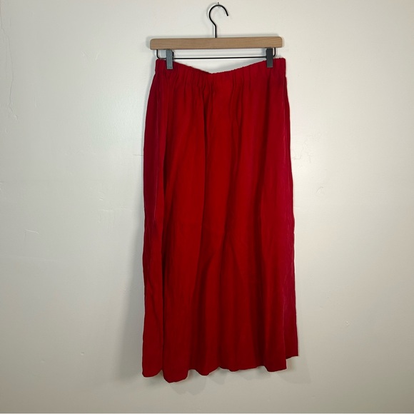 Vintage cold water creek rayon midi skirt size large - Picture 3 of 6
